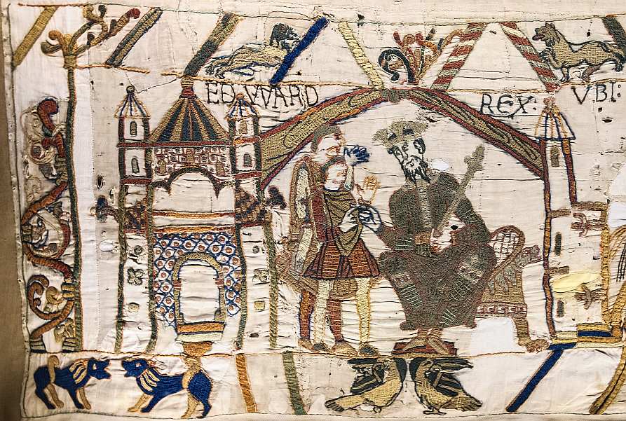 King Edward the confessor from the Bayeux tapestry
