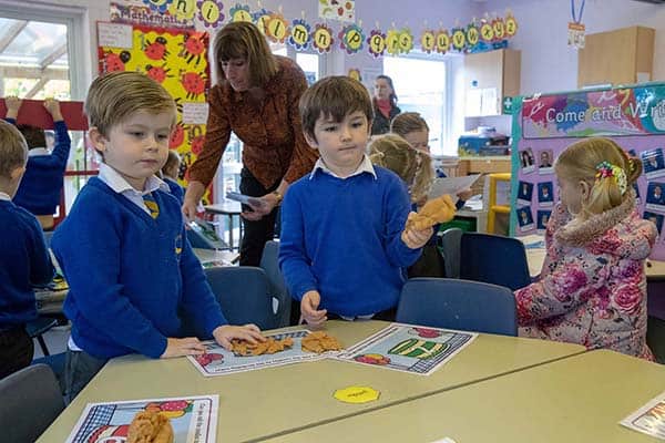 Photograph of pupils at Bayford School