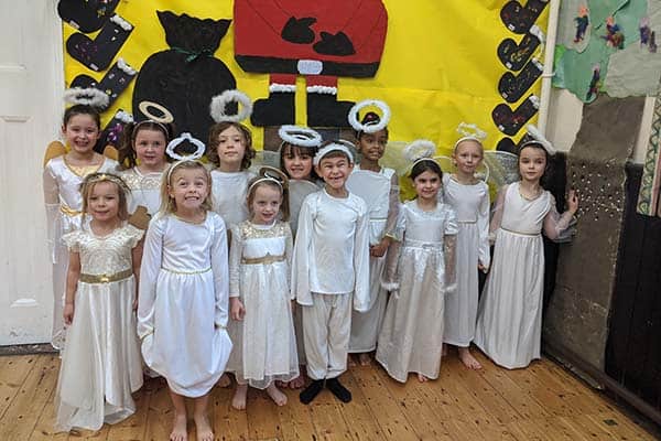 Photograph of pupils at Bayford School