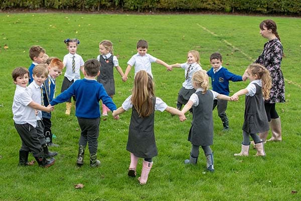 Photograph of pupils at Bayford School