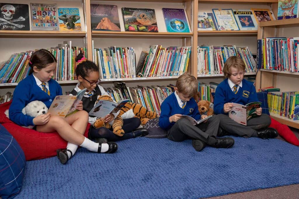 Photograph of pupils at Bayford School