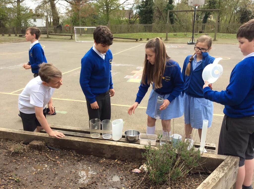 Photograph of pupils at Bayford School