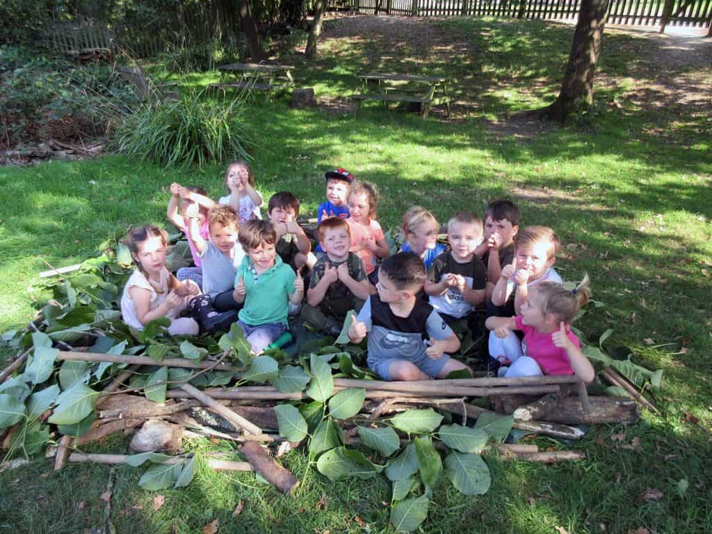 Photograph of pupils at Bayford School