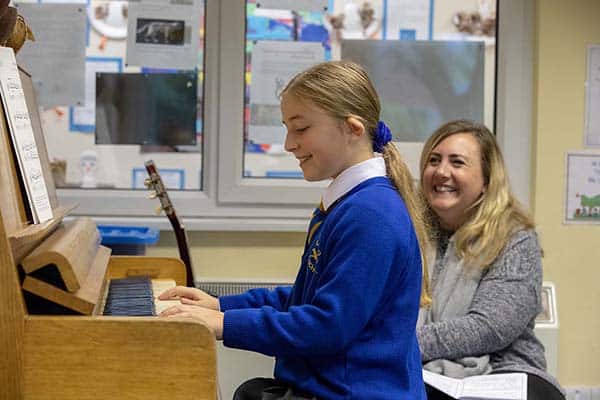 Photograph of pupils at Bayford School