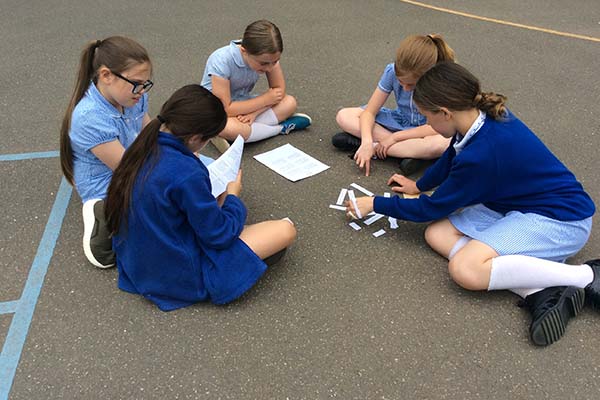 Photograph of pupils at Bayford School