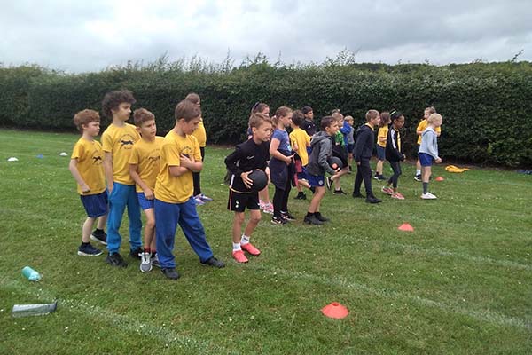 Photograph of pupils at Bayford School