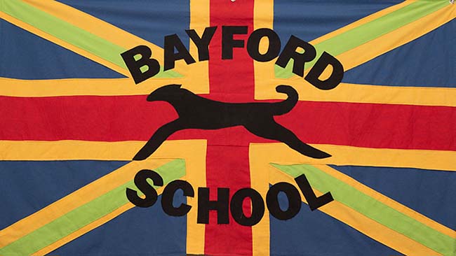 Photograph of Bayford School flag