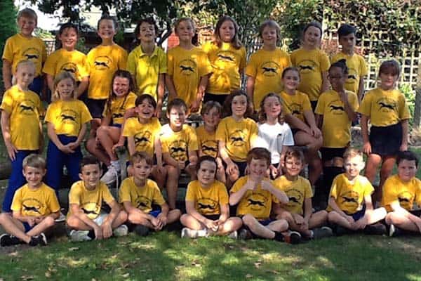 Photograph of pupils at Bayford School