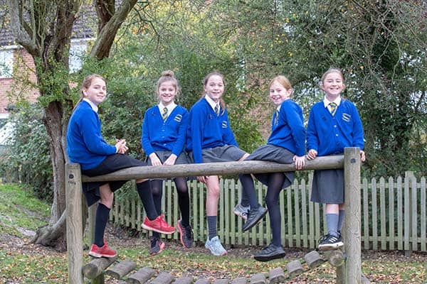 Photograph of pupils at Bayford School