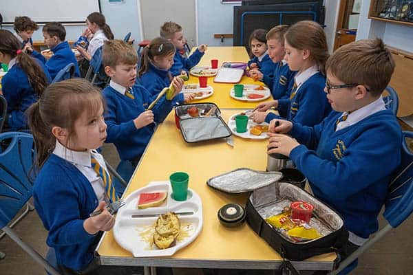 Photograph of pupils at Bayford School