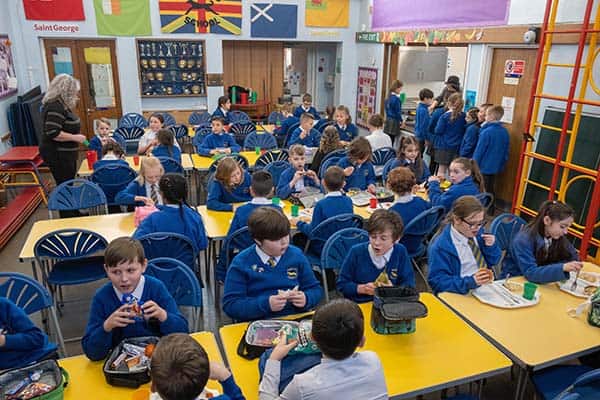 Photograph of pupils at Bayford School