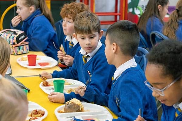 Photograph of pupils at Bayford School