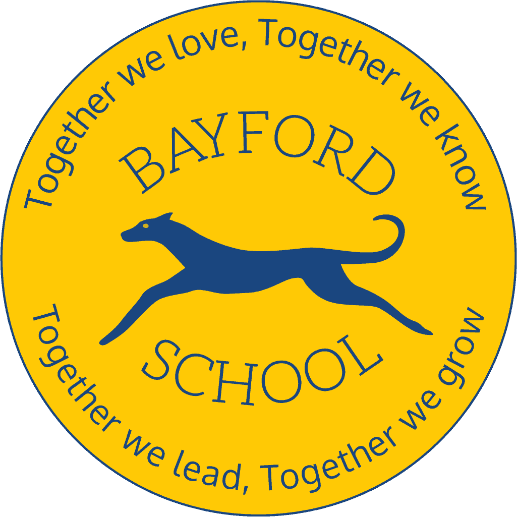 Bayford School logo with the school motto