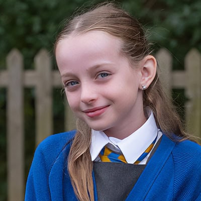 Photograph of a pupil at Bayford School